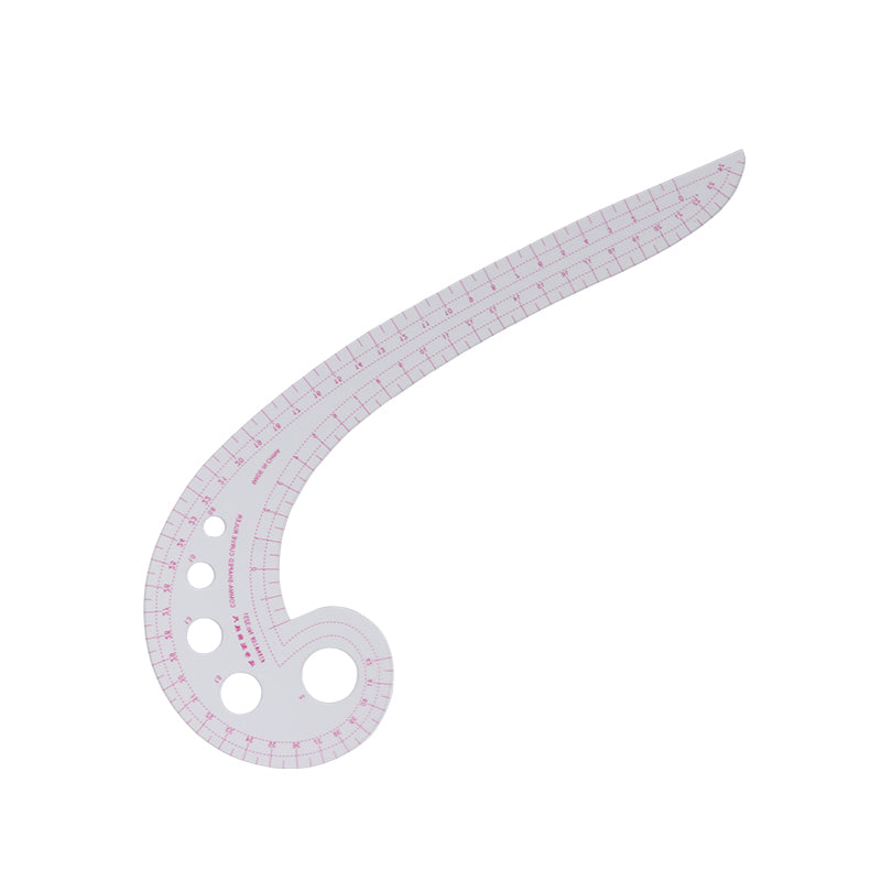 Sewing Tools 4 Pcs Sew French Curve Metric Shaped Ruler Measure for Sewing Dressmaking Pattern Design DIY Clothing Bendable Drawing Template, Size
